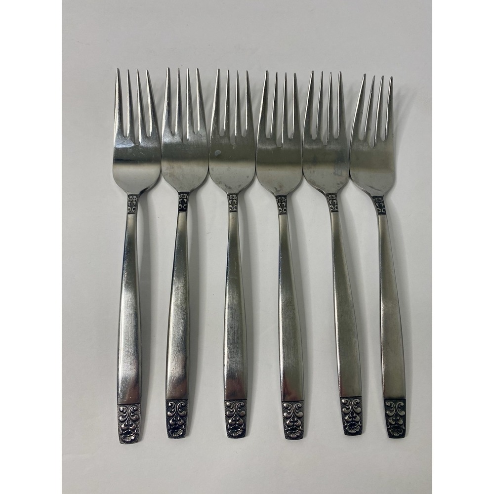 Stanley Roberts Rogers Stainless Danesmore 6 Salad Forks Replacements